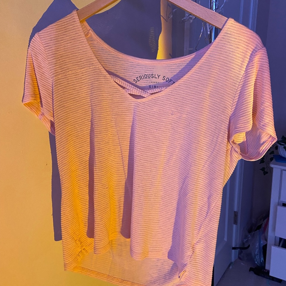 Pink crop top